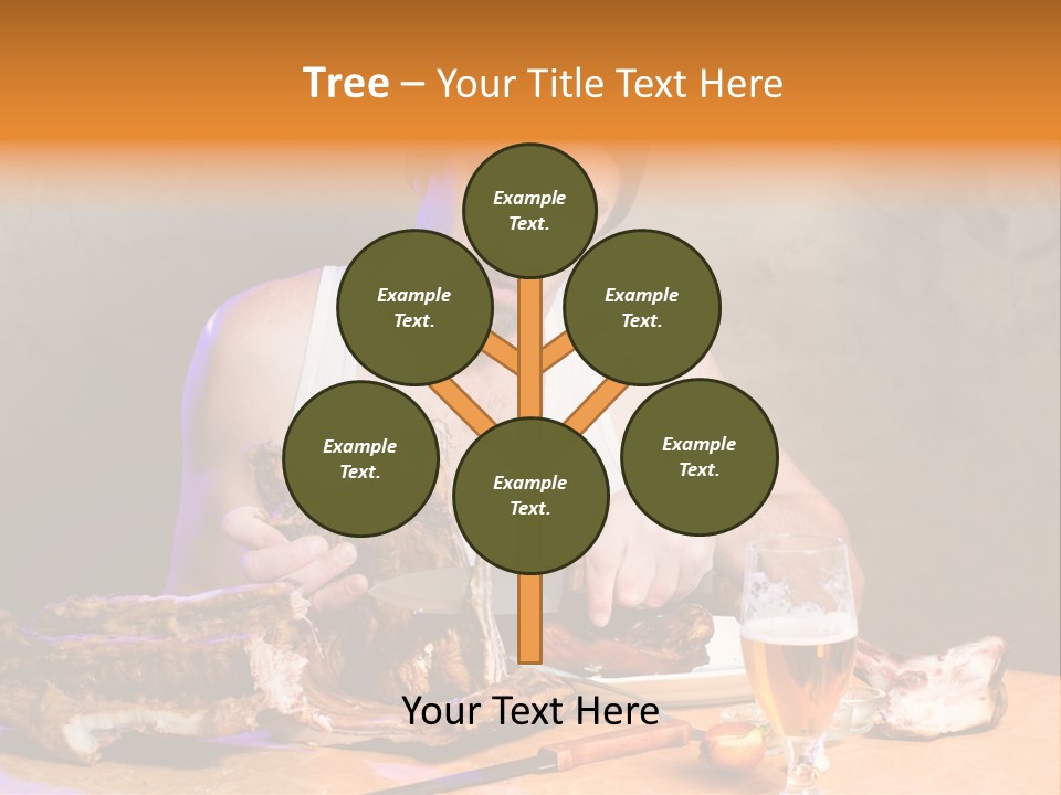 Beer And Pork PowerPoint Template