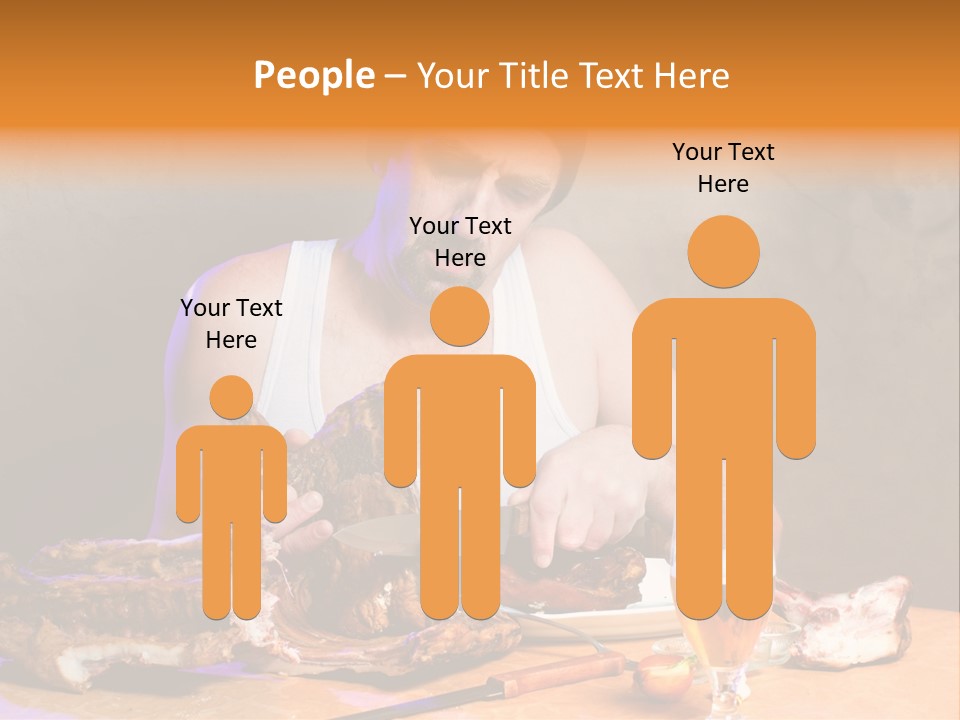 Beer And Pork PowerPoint Template