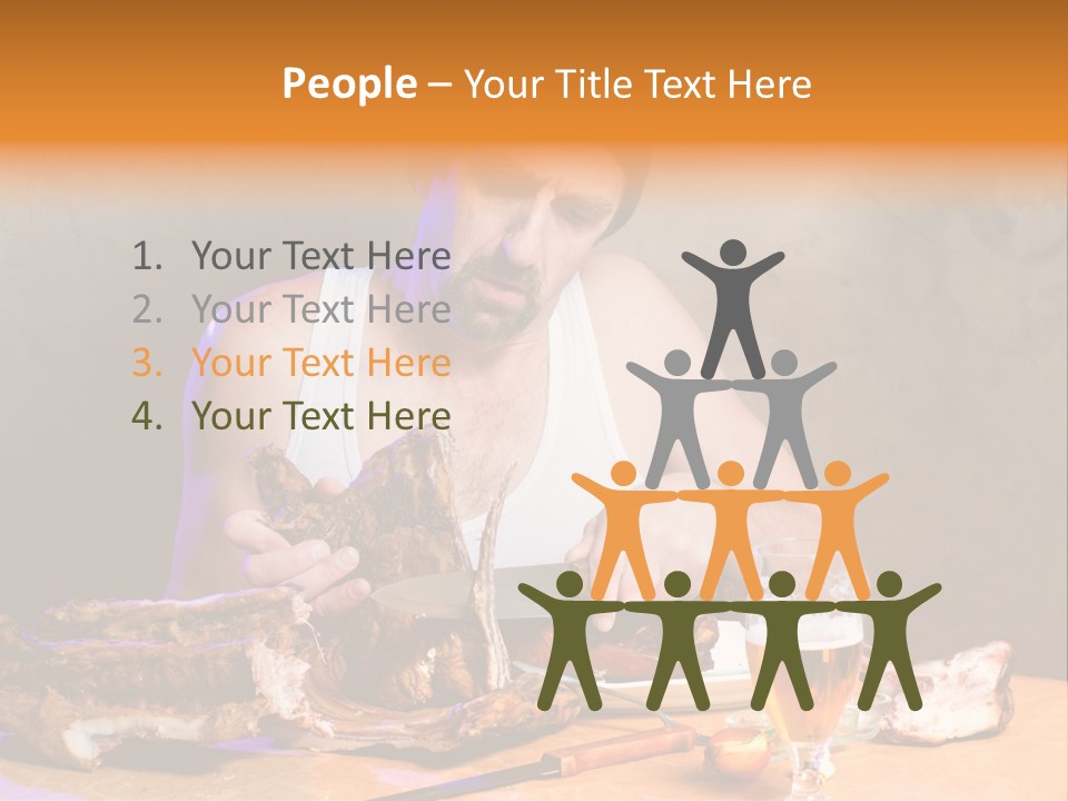 Beer And Pork PowerPoint Template