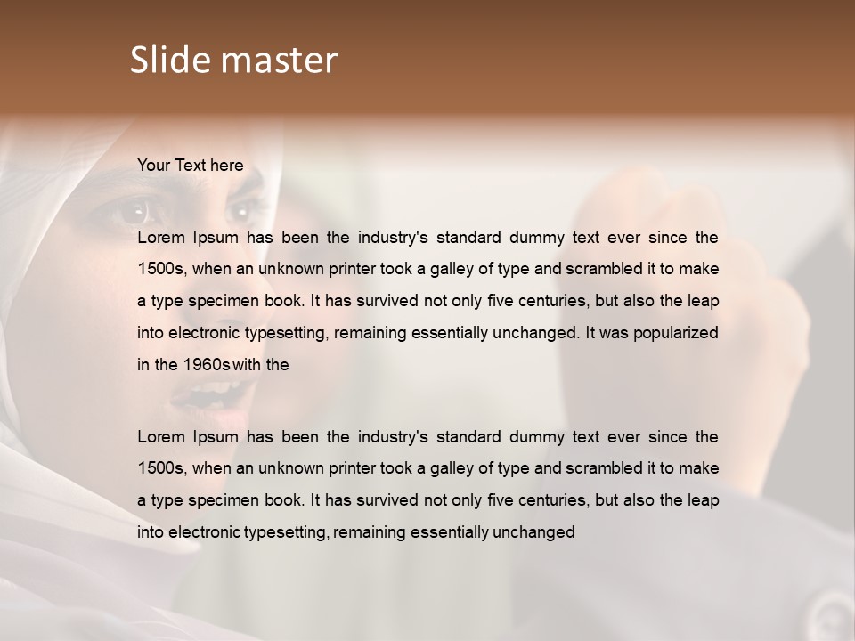 Cruelty Abuse Orphan PowerPoint Template