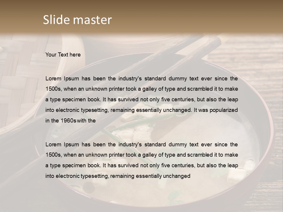 Miso Soup PowerPoint Template