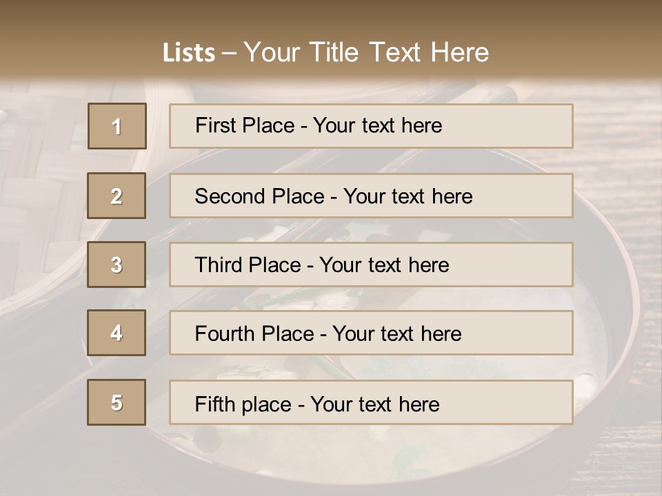Miso Soup PowerPoint Template