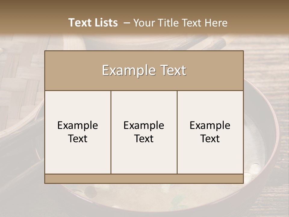 Miso Soup PowerPoint Template
