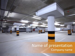 Underground Parking PowerPoint Template