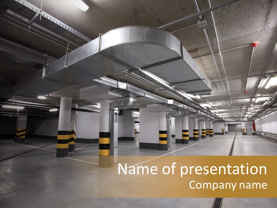 Shopping Dividing Pipe PowerPoint Template