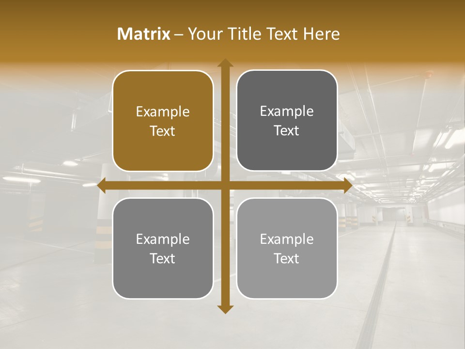 Shopping Dividing Pipe PowerPoint Template