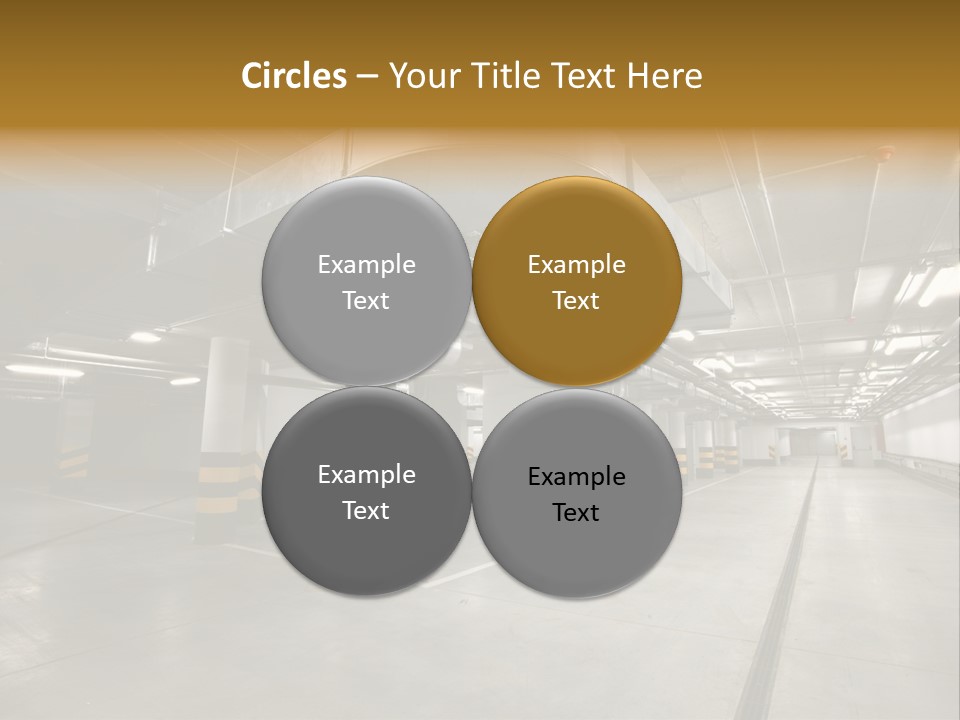 Shopping Dividing Pipe PowerPoint Template
