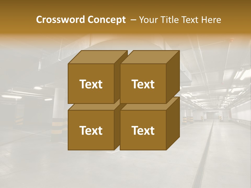 Shopping Dividing Pipe PowerPoint Template