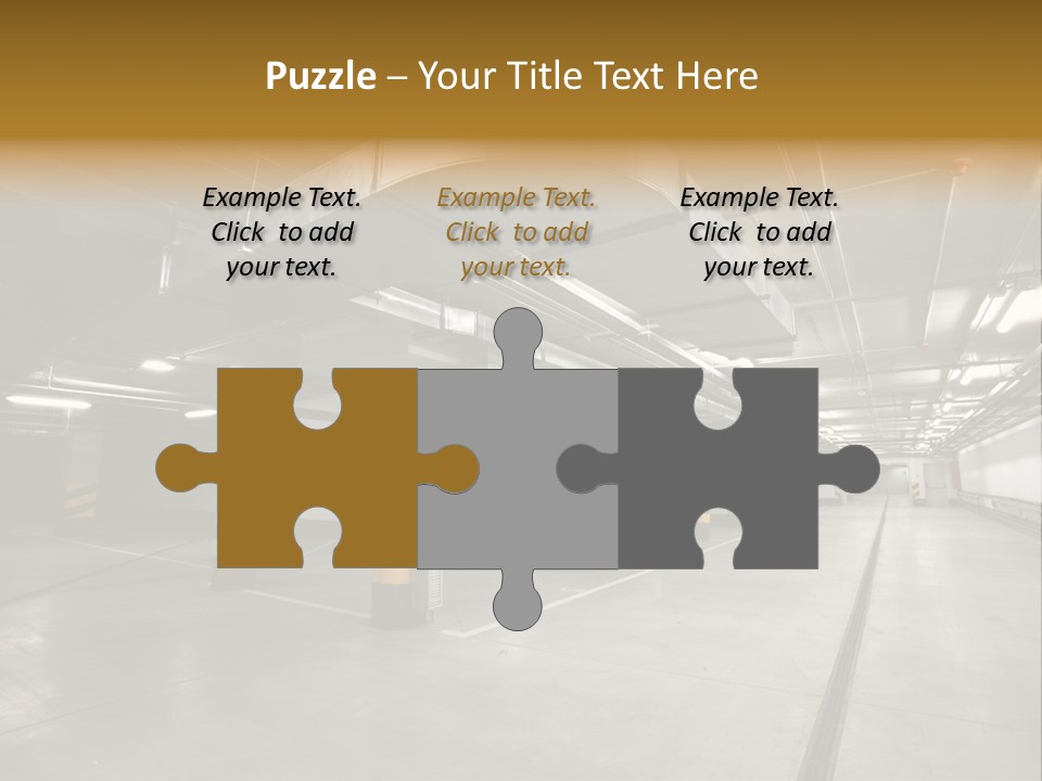 Shopping Dividing Pipe PowerPoint Template
