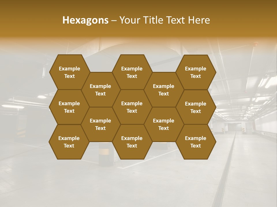Shopping Dividing Pipe PowerPoint Template
