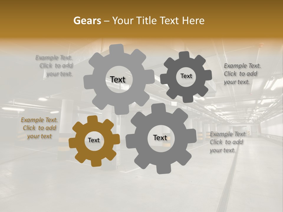 Shopping Dividing Pipe PowerPoint Template