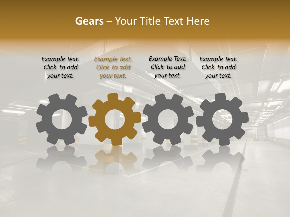 Shopping Dividing Pipe PowerPoint Template