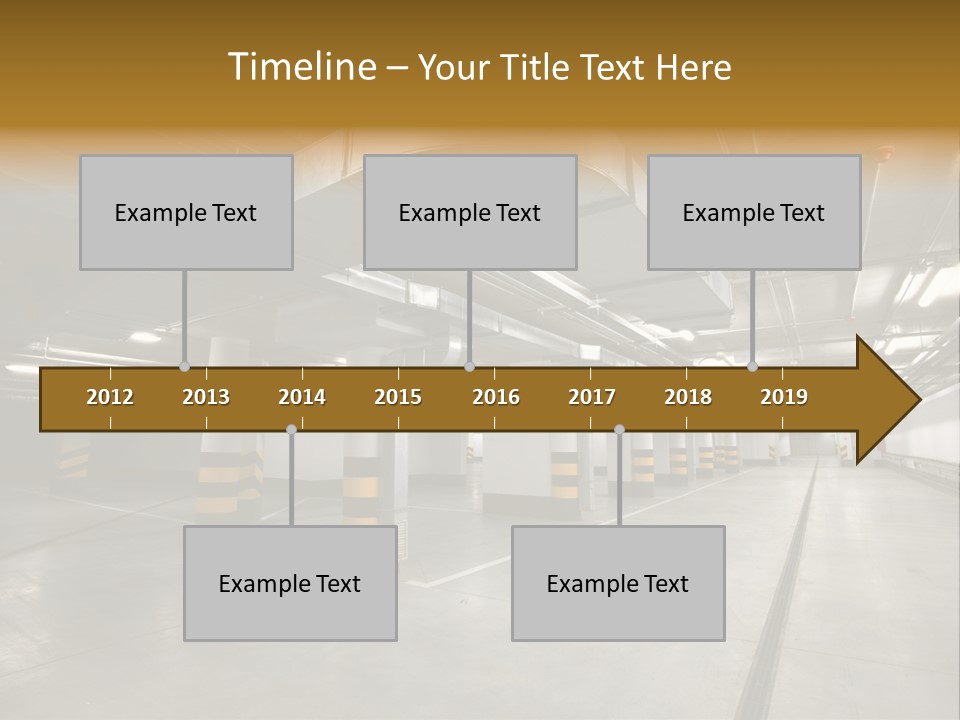 Shopping Dividing Pipe PowerPoint Template