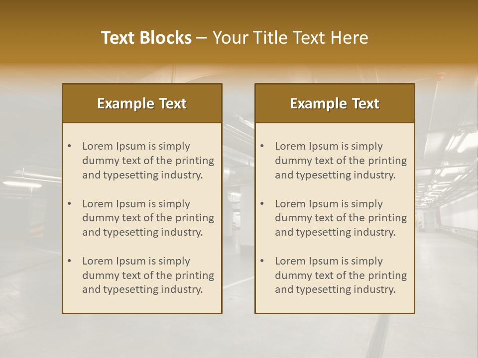 Shopping Dividing Pipe PowerPoint Template
