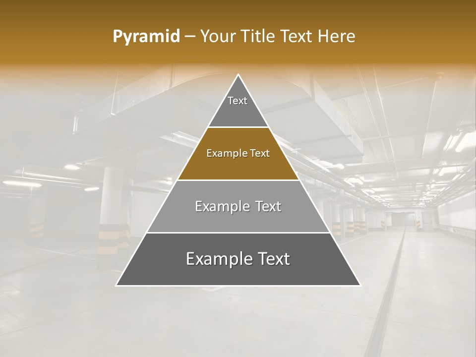 Shopping Dividing Pipe PowerPoint Template