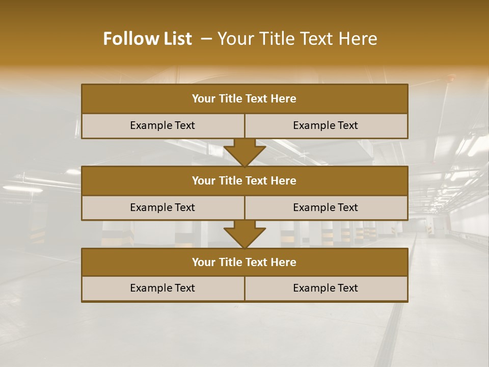 Shopping Dividing Pipe PowerPoint Template