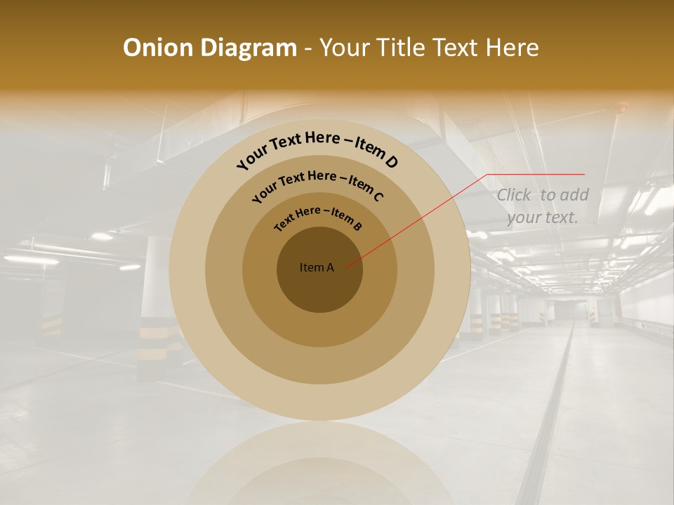 Shopping Dividing Pipe PowerPoint Template