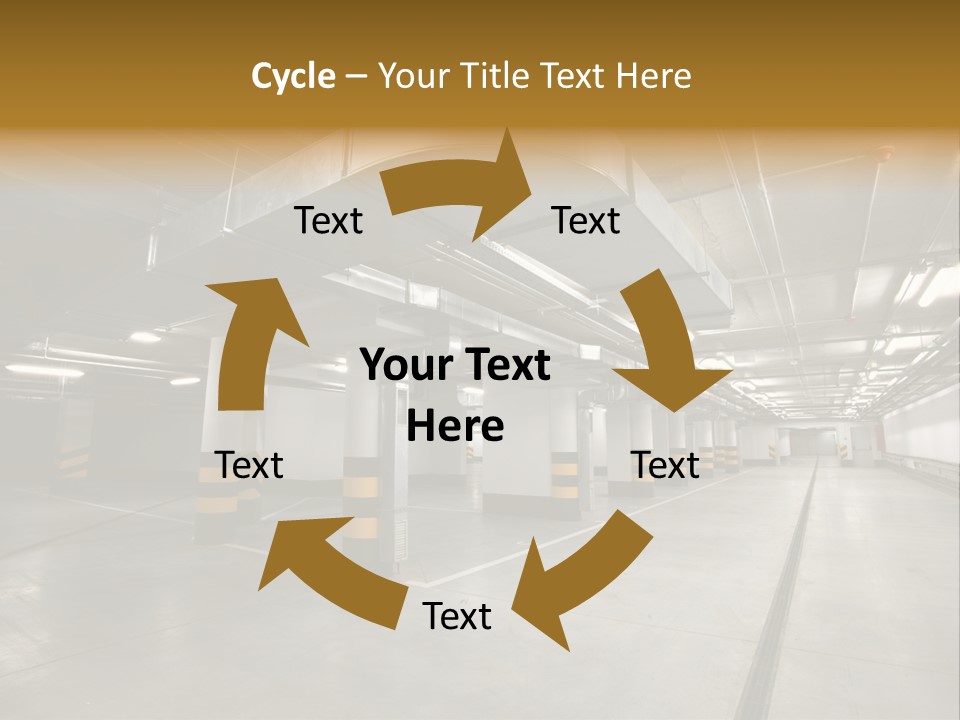 Shopping Dividing Pipe PowerPoint Template