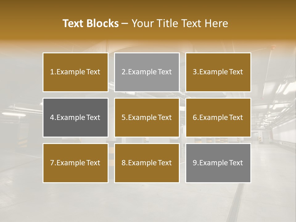 Shopping Dividing Pipe PowerPoint Template