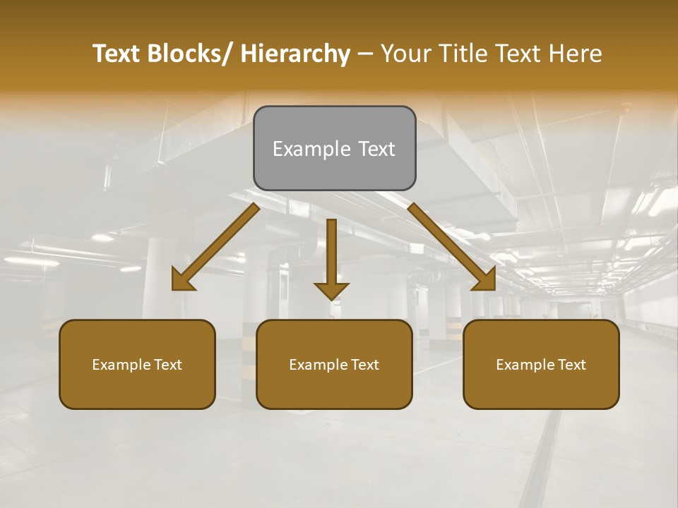 Shopping Dividing Pipe PowerPoint Template