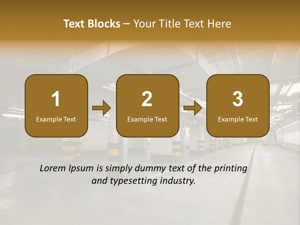 Shopping Dividing Pipe PowerPoint Template