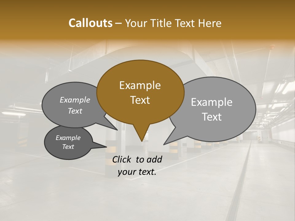Shopping Dividing Pipe PowerPoint Template