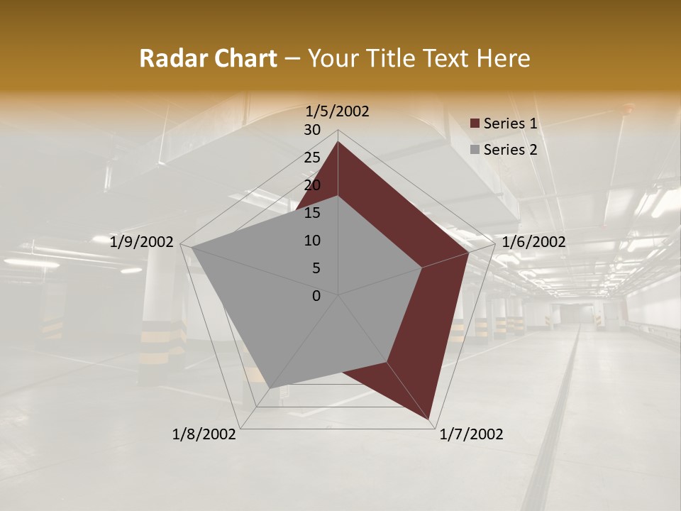 Shopping Dividing Pipe PowerPoint Template