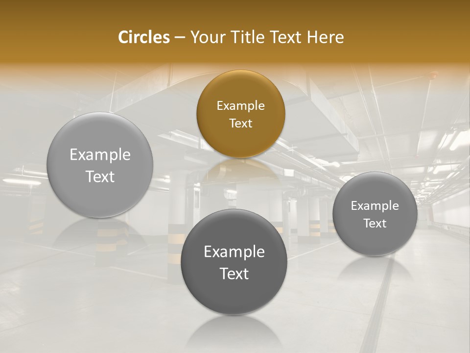Shopping Dividing Pipe PowerPoint Template