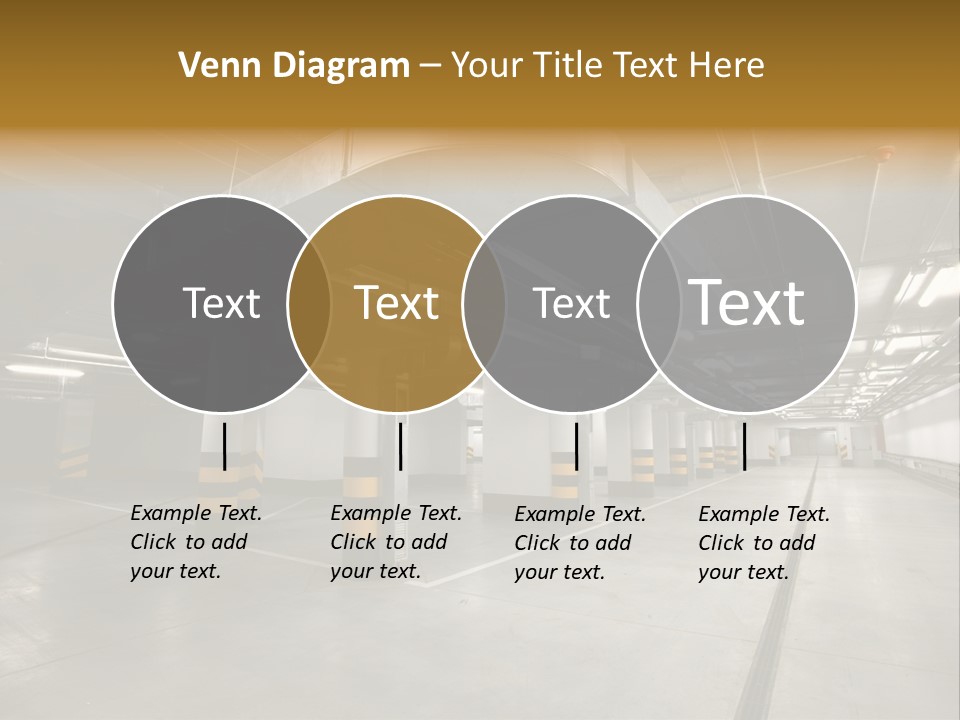 Shopping Dividing Pipe PowerPoint Template