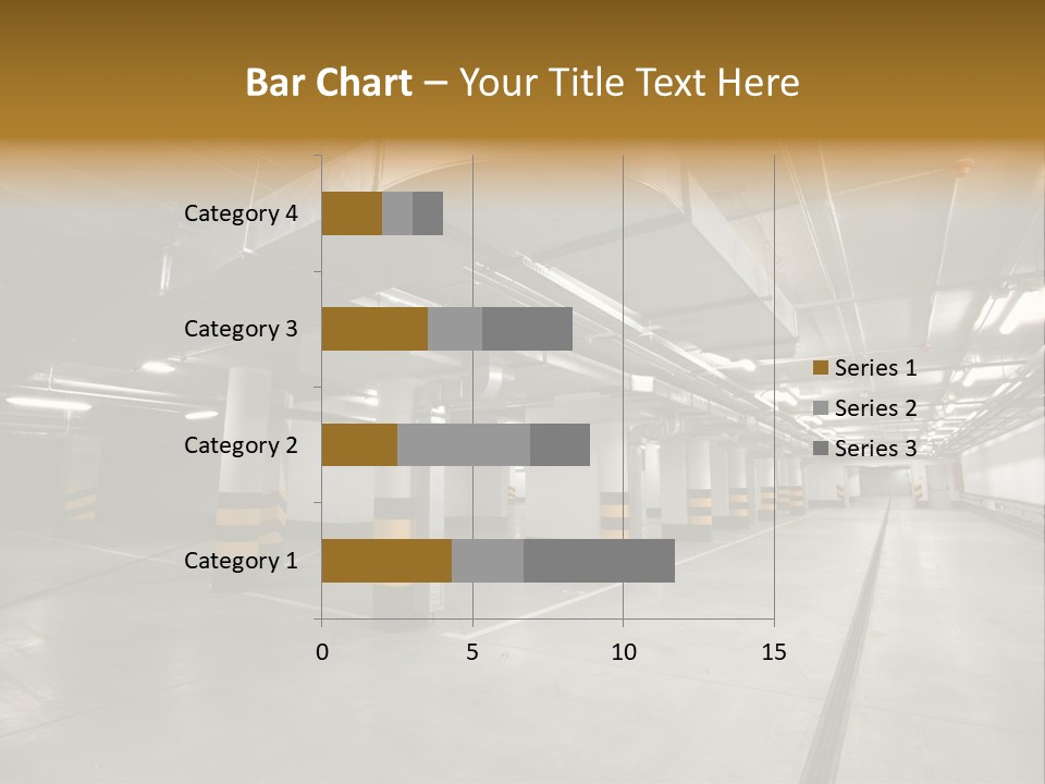 Shopping Dividing Pipe PowerPoint Template