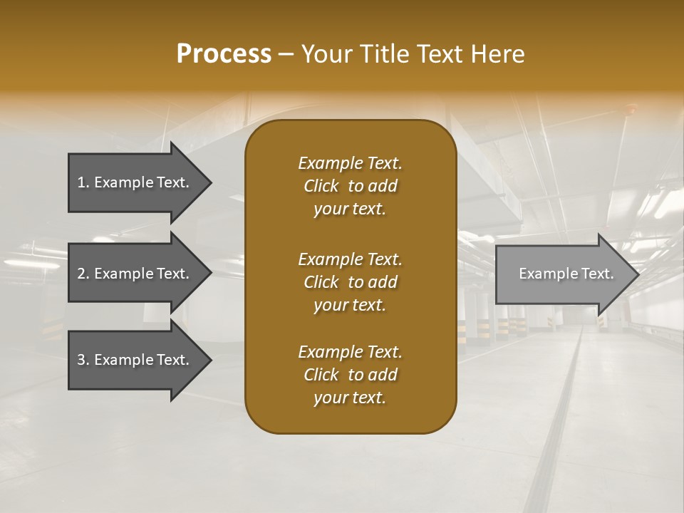 Shopping Dividing Pipe PowerPoint Template