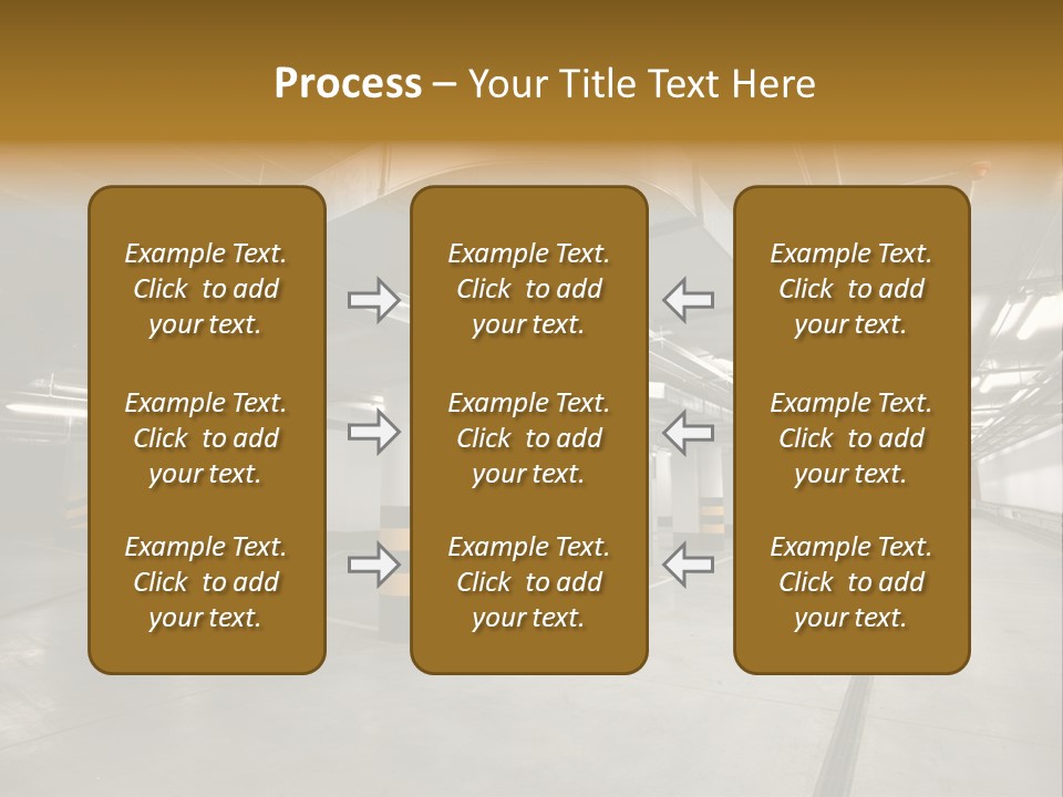 Shopping Dividing Pipe PowerPoint Template