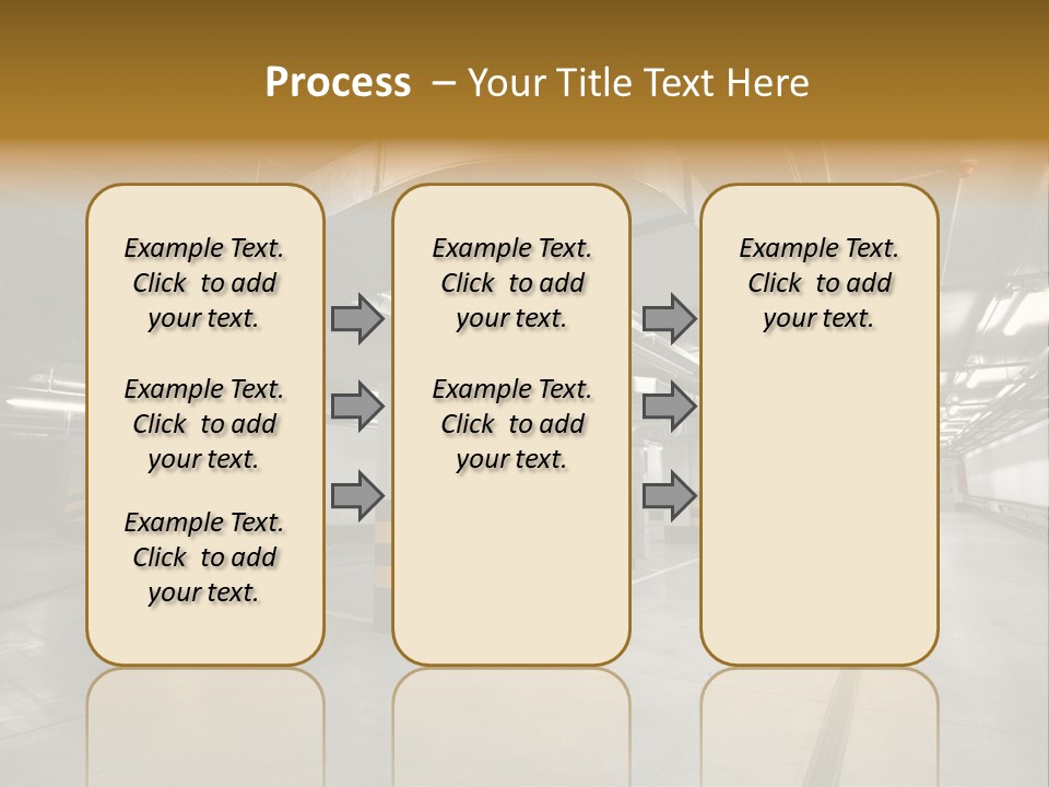 Shopping Dividing Pipe PowerPoint Template
