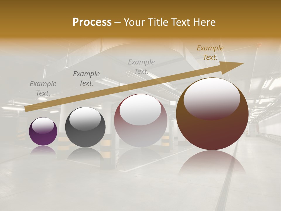 Shopping Dividing Pipe PowerPoint Template