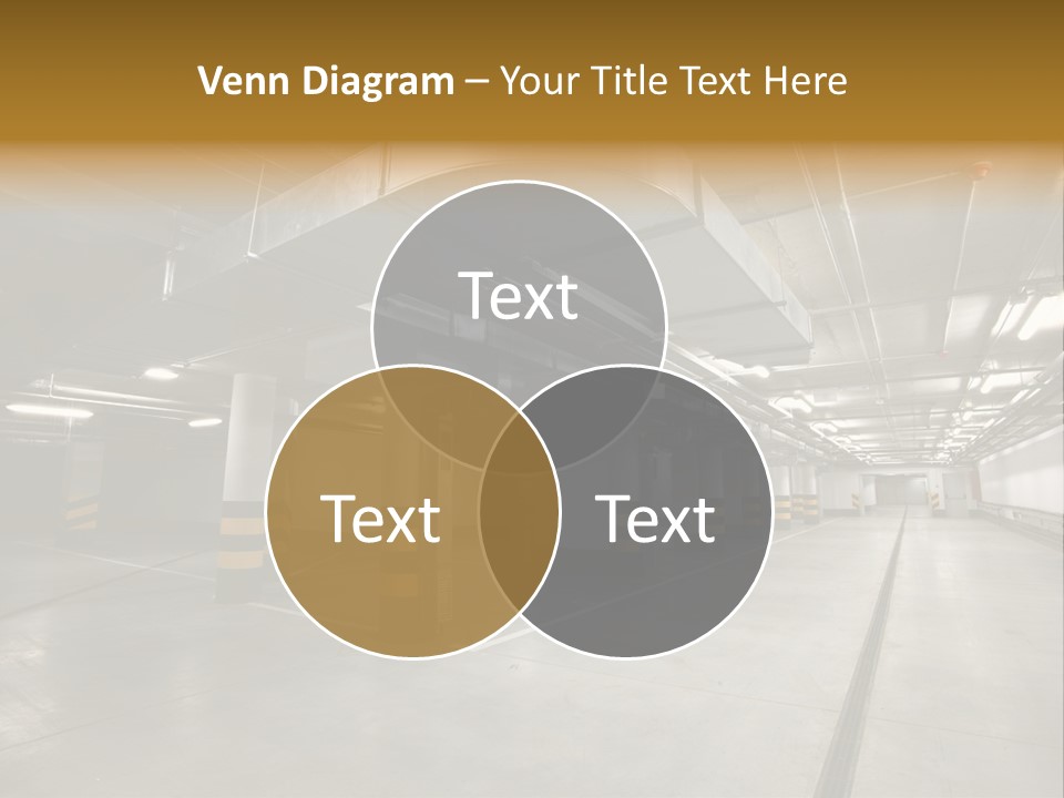 Shopping Dividing Pipe PowerPoint Template