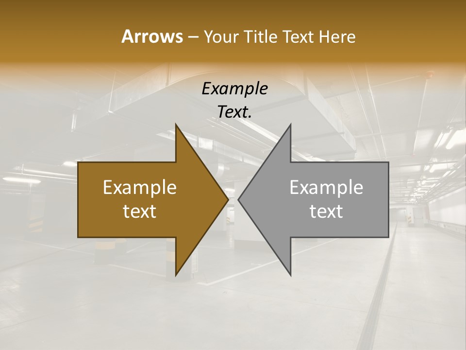 Shopping Dividing Pipe PowerPoint Template