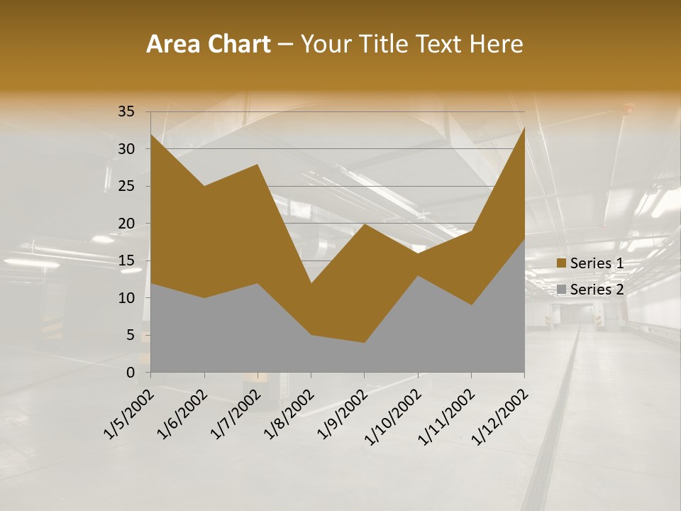 Shopping Dividing Pipe PowerPoint Template