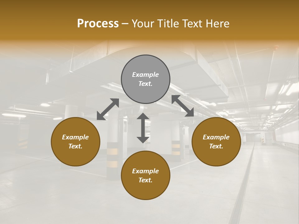 Shopping Dividing Pipe PowerPoint Template