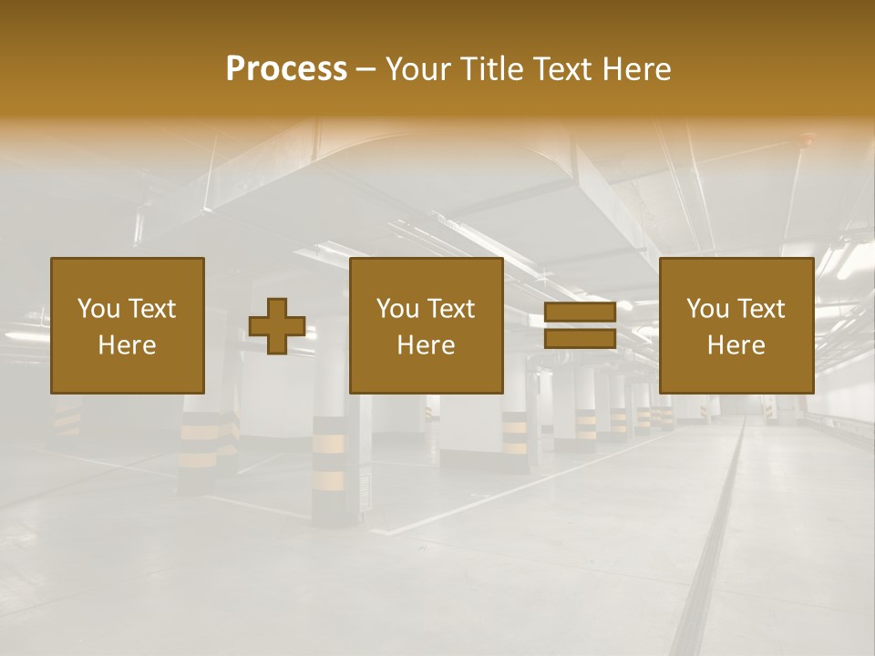 Shopping Dividing Pipe PowerPoint Template