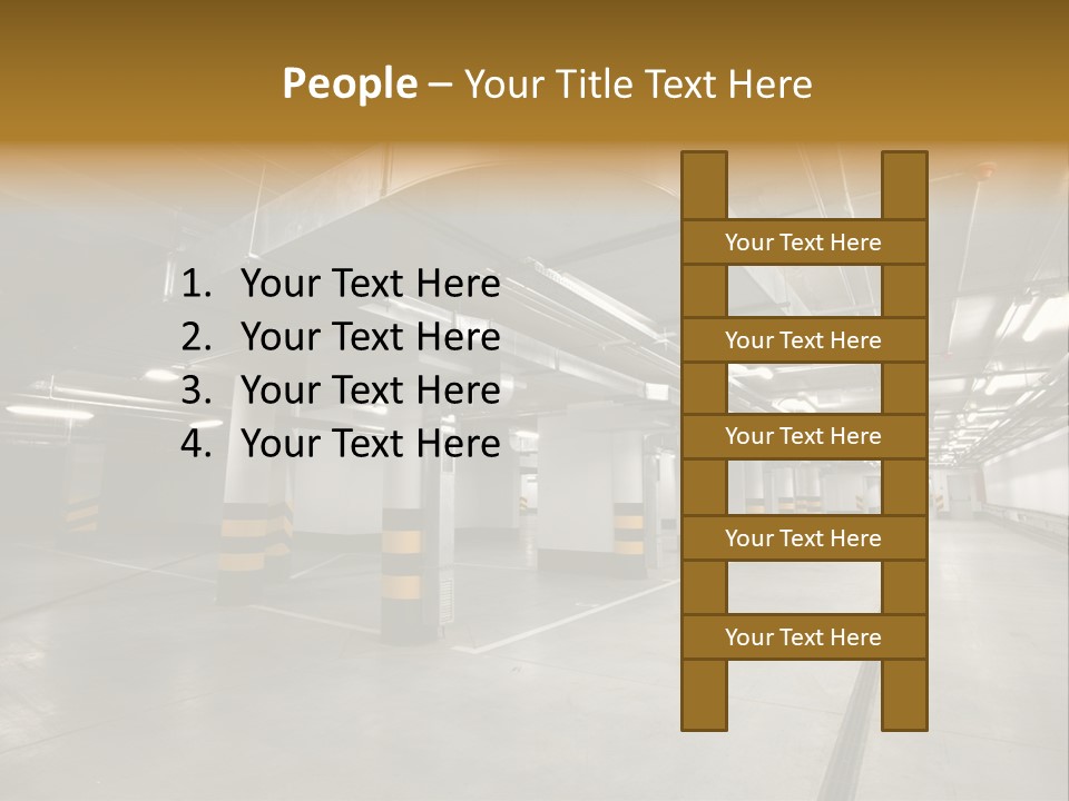 Shopping Dividing Pipe PowerPoint Template