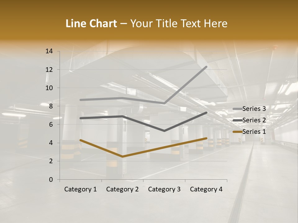 Shopping Dividing Pipe PowerPoint Template