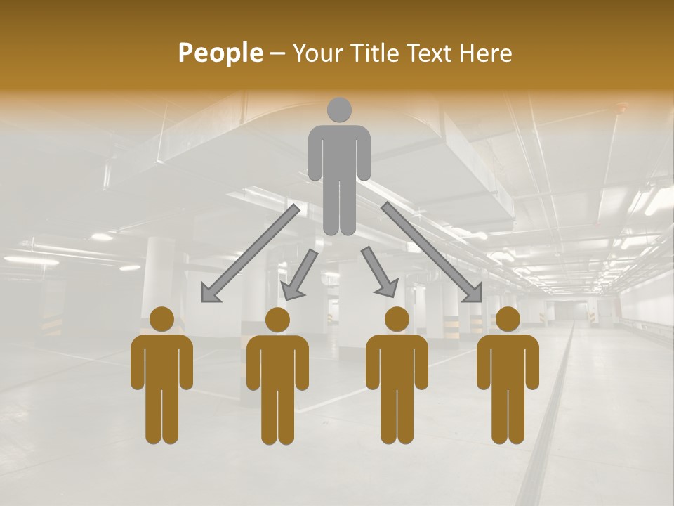 Shopping Dividing Pipe PowerPoint Template