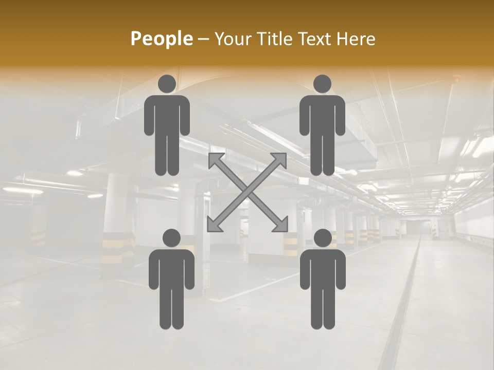 Shopping Dividing Pipe PowerPoint Template