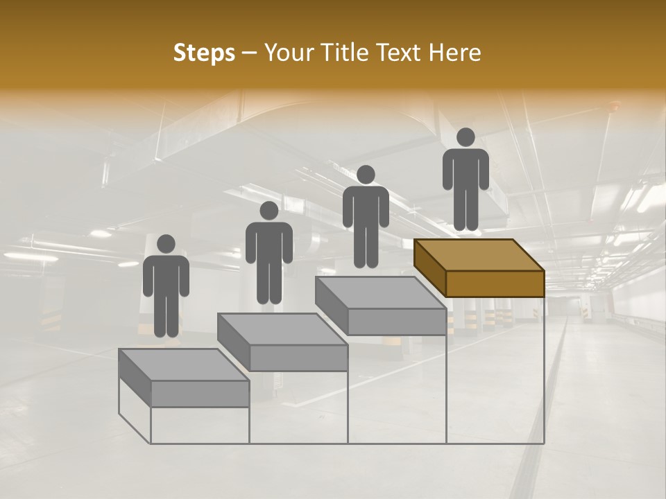 Shopping Dividing Pipe PowerPoint Template