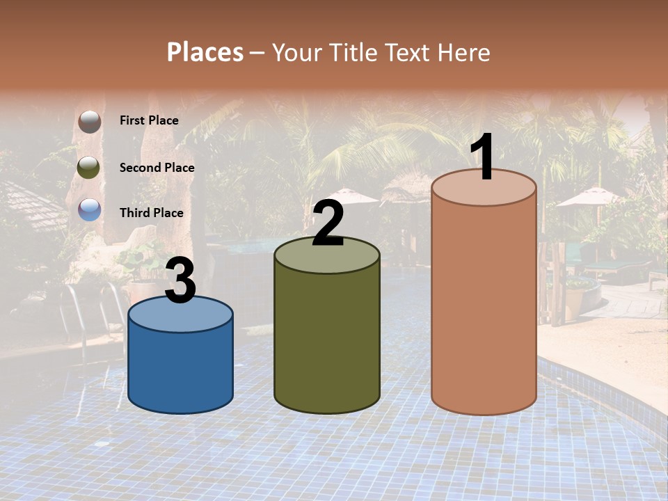 Deckchair Paradise Lifestyle PowerPoint Template