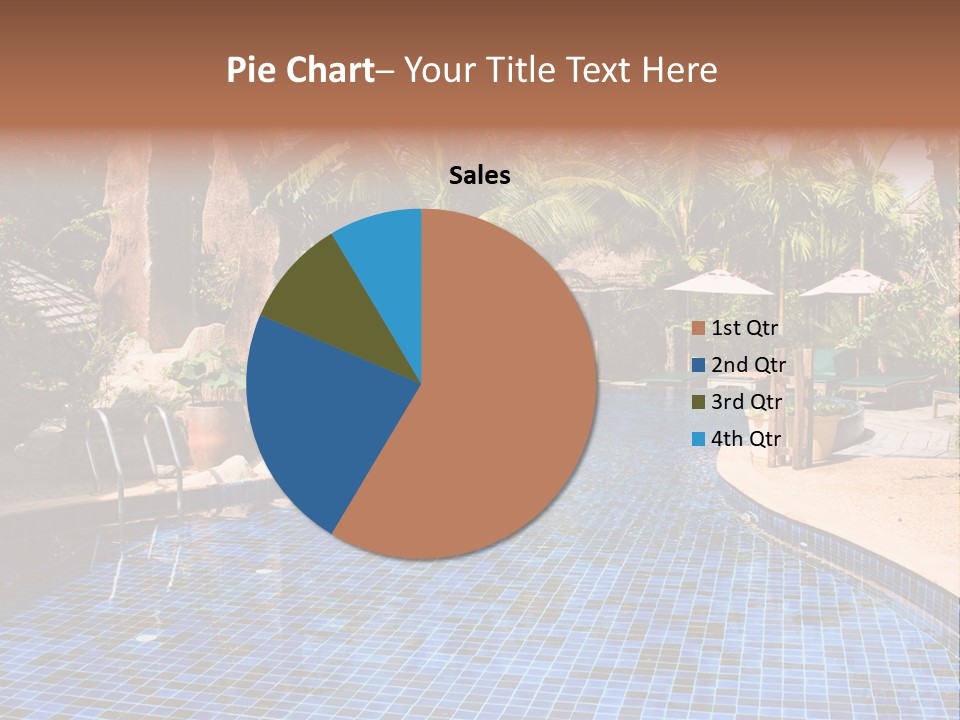 Deckchair Paradise Lifestyle PowerPoint Template