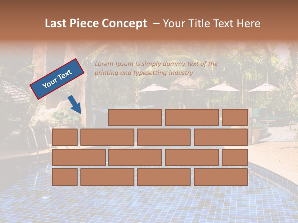 Deckchair Paradise Lifestyle PowerPoint Template