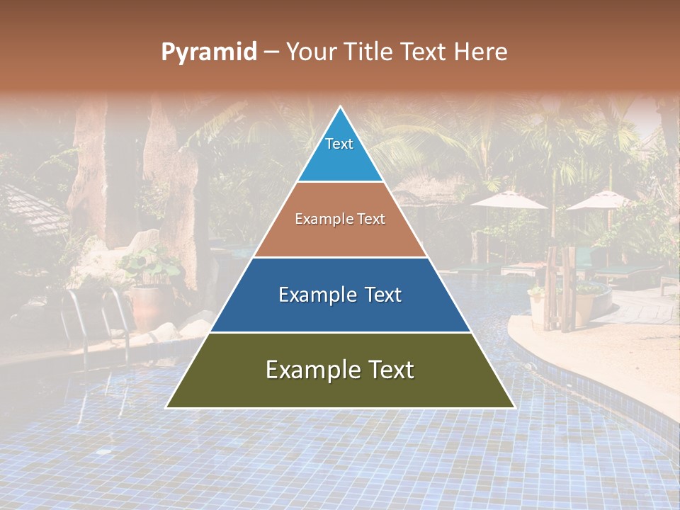 Deckchair Paradise Lifestyle PowerPoint Template