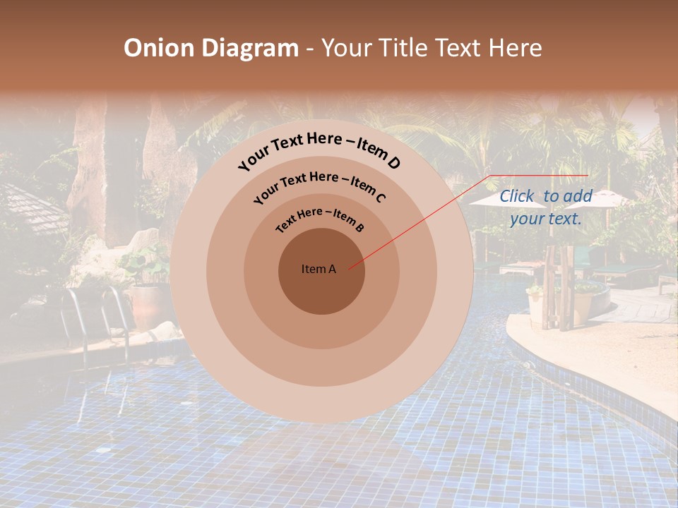 Deckchair Paradise Lifestyle PowerPoint Template