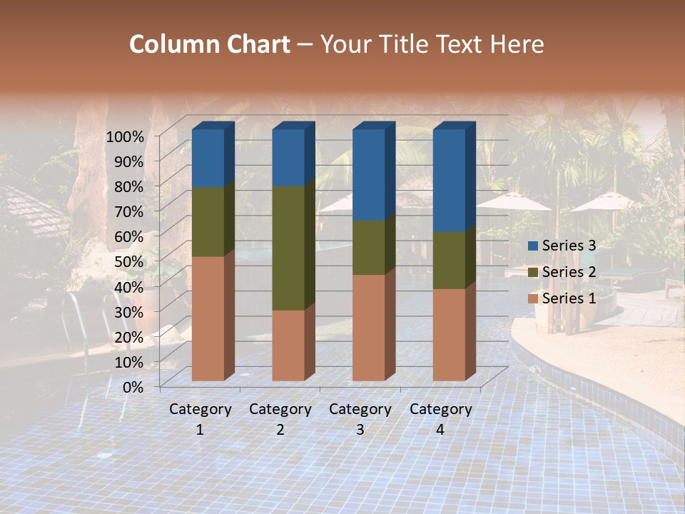 Deckchair Paradise Lifestyle PowerPoint Template